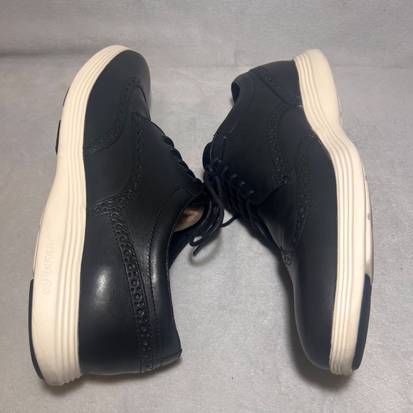 Cole Haan Men\'s Grand Tour Wingtip Oxford Shoes Size 13 M Black  / MSRP $ 150.00 main image 4